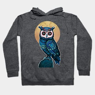 Day of the dead owl - dia de los muertos Hoodie